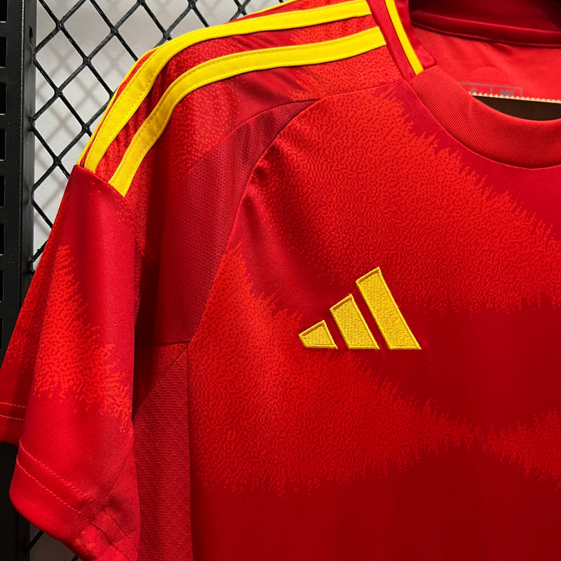 Camisa Seleção Espanha I 2024 Adidas - Vermelho