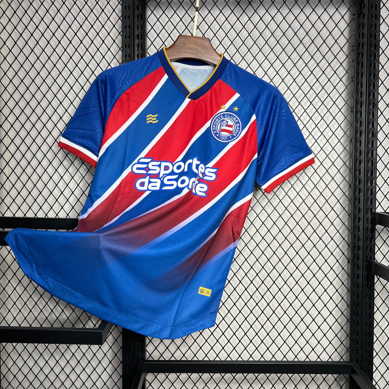 Camisa Bahia II 24/25 Esquadrão - Azul e Vermelho