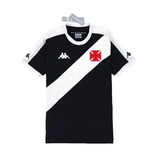 Camisa Vasco Casa I 24/25 Kappa - Preto com listra Branca