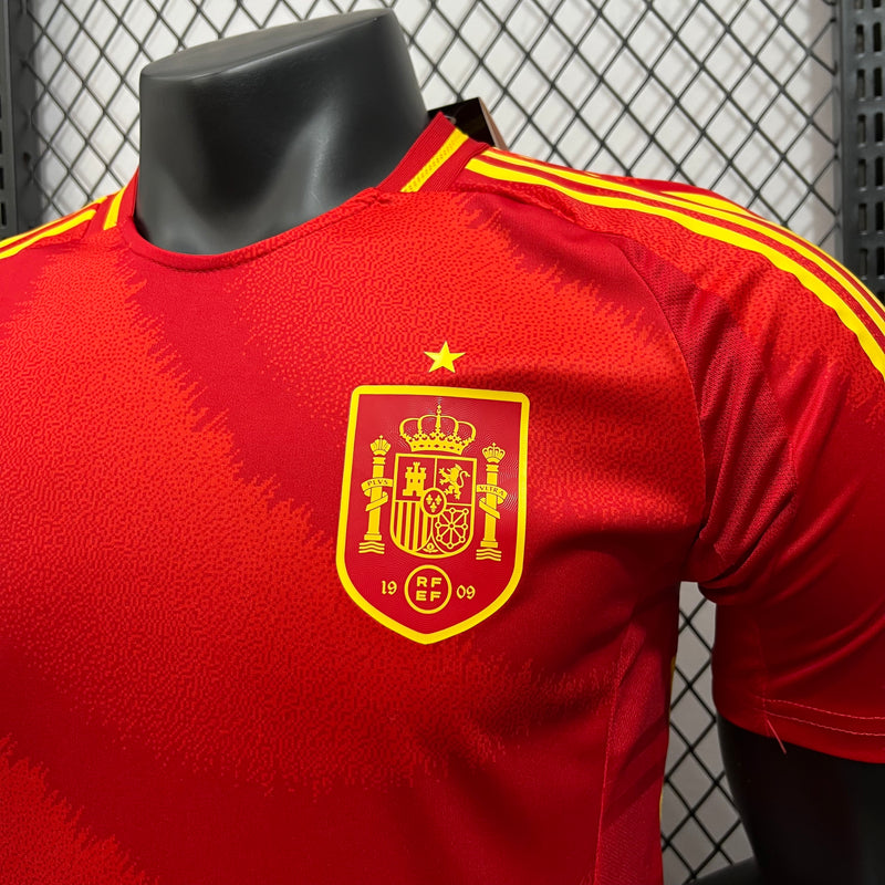 Camisa Seleção Espanha I 24/25 Adidas - Vermelho - Jogador