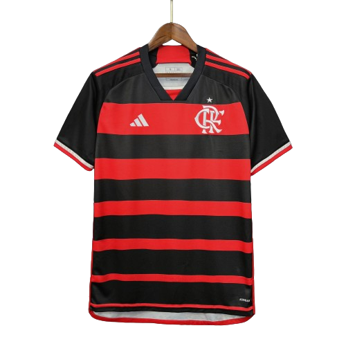 Camisa Flamengo I 24/25 Adidas - Rubro Negro