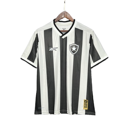 Camisa Botafogo I casa - 2024 Reebok - Preto e Branco