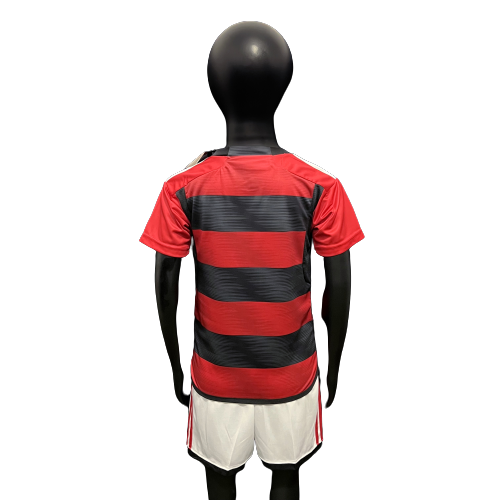 Kit Infantil Flamengo 23/24 Adidas - Rubro Negro