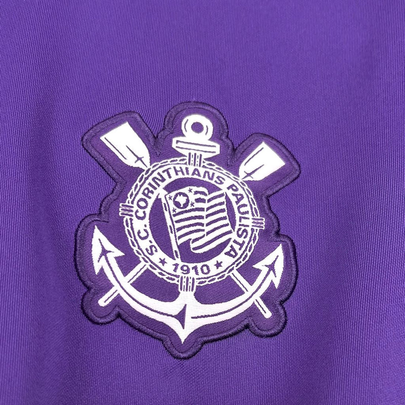 Camisa Corinthians 2025 pré jogo - Roxa