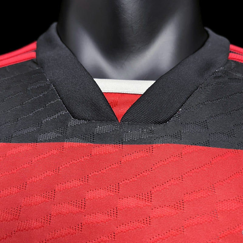 Camisa Flamengo I 24/25 - Vermelha e Preta - Adidas - Masculino Jogador