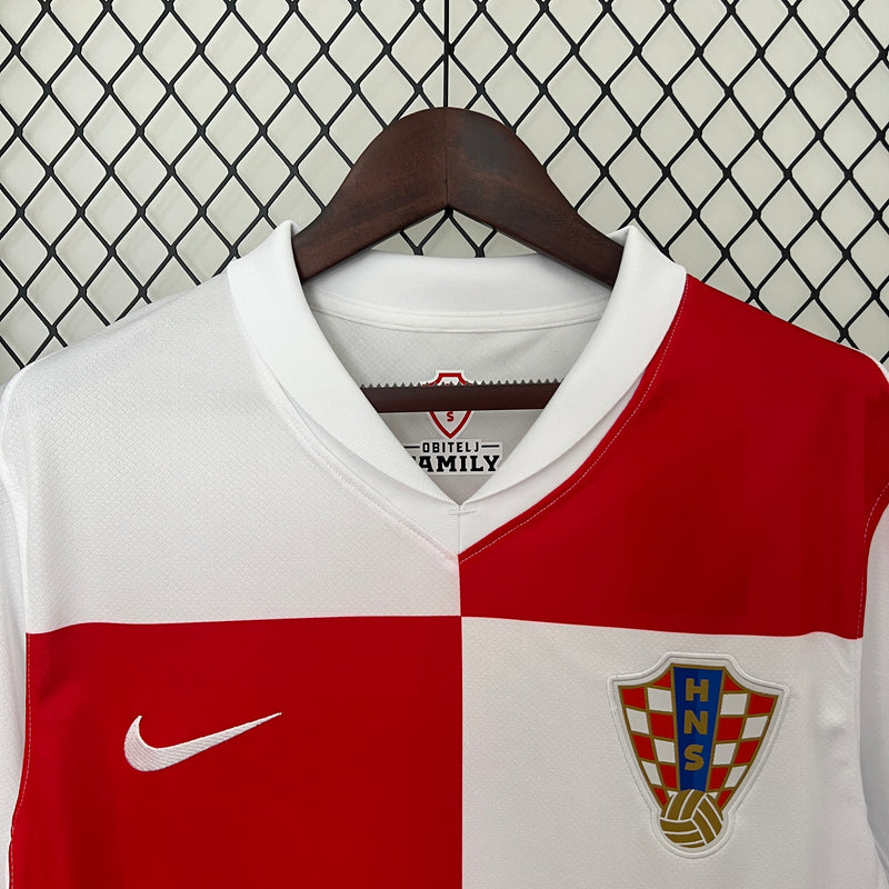 Camisa Seleção Croácia I 24/25 Nike - Branco e Vermelho