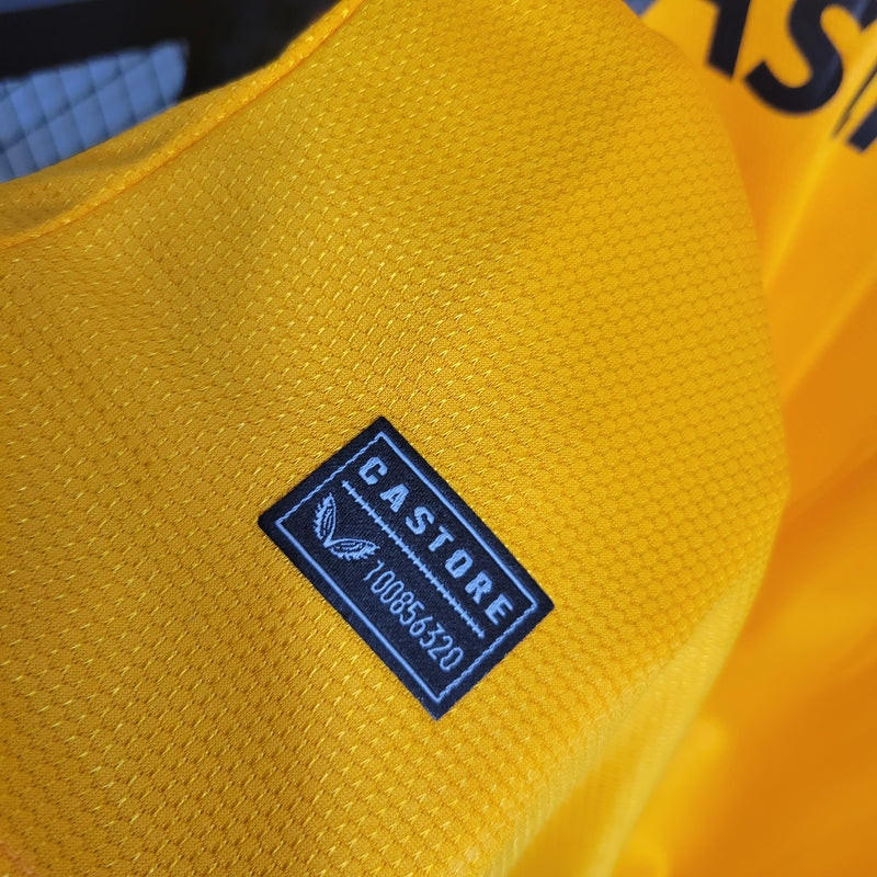 Camisa Wolves Home I 23/24 Castore - Amarelo