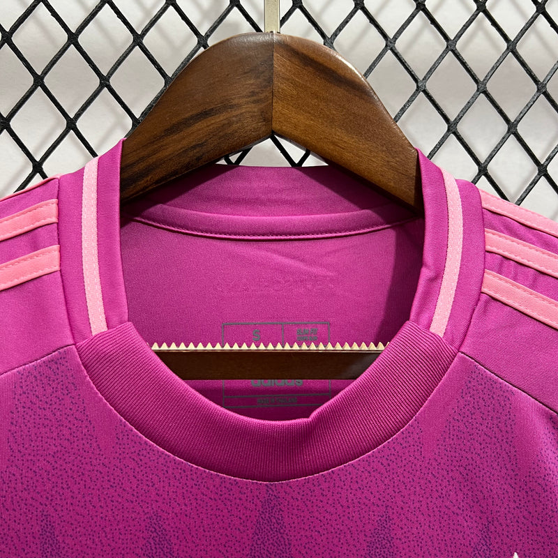 Camisa Seleção Alemanha II 24/25 Adidas - Rosa e Roxo