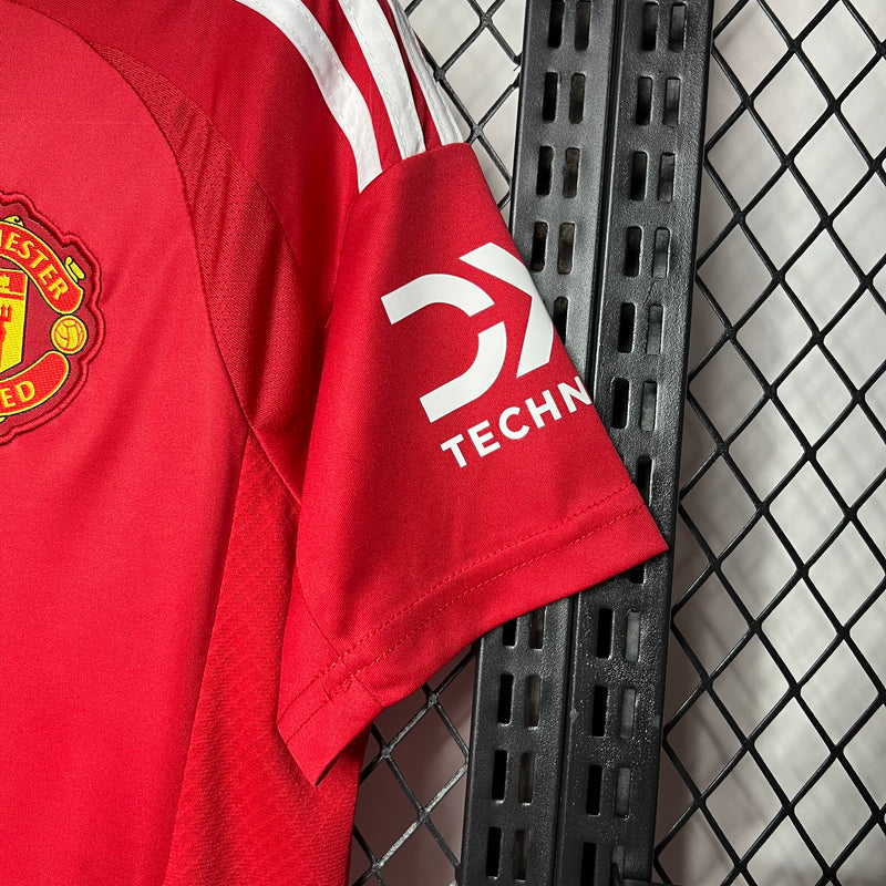 Camisa Manchester United I 24/25 Adidas - Vermelho