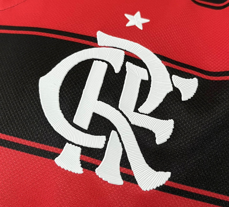 Camisa Flamengo I 25/26 - Vermelha e Preta - Adidas - Masculino Jogador