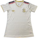 Camisa Feminina Flamengo all I 25/26 Adidas - Bege c/ Dourado