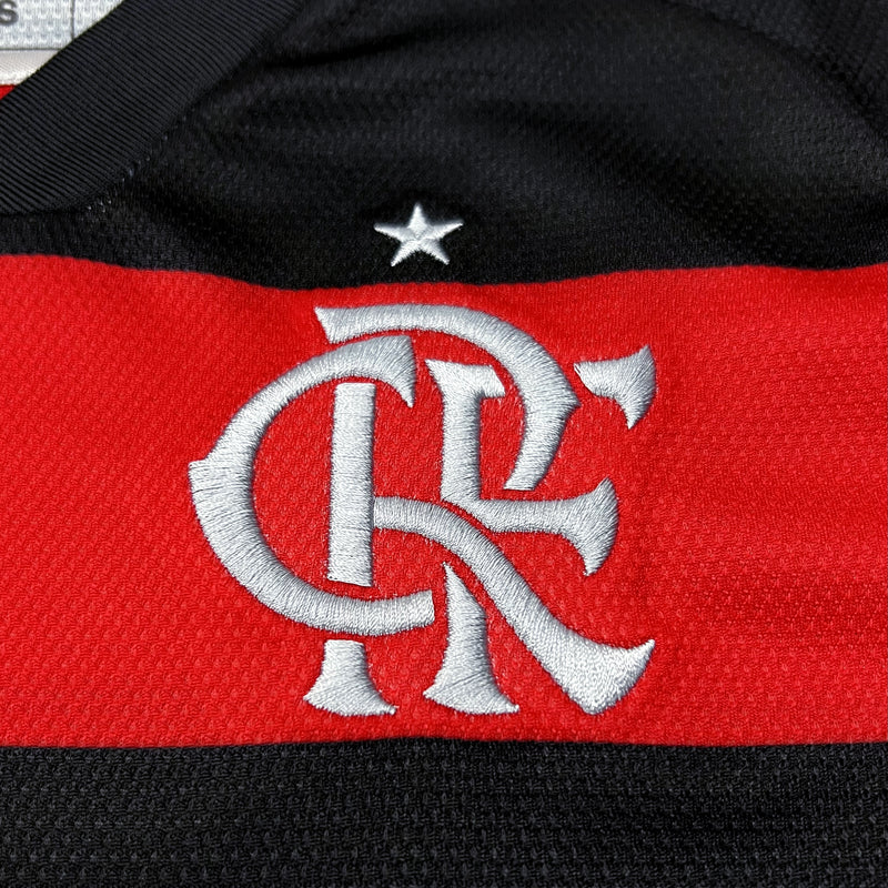 Camisa Feminina Flamengo I 24/25 Adidas - Rubro Negro