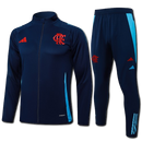 Conjunto Flamengo 2025/26 Azul Escuro - Adidas - Com Ziper