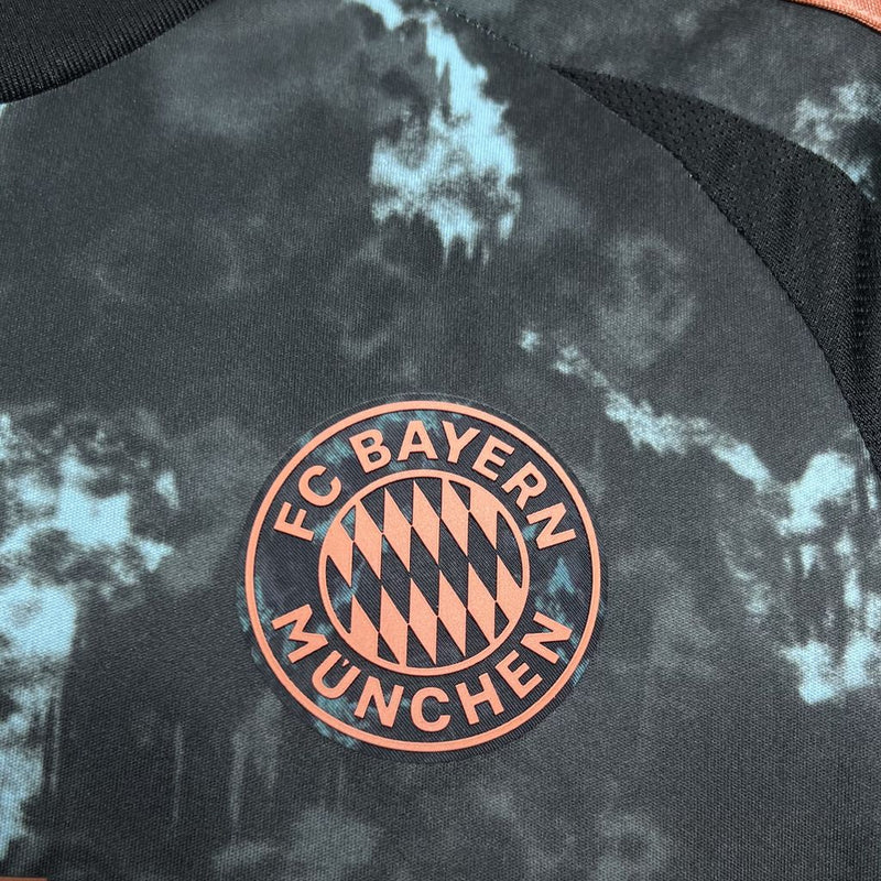 Camisa Bayern de Munique II 24/25 Adidas - Preto camuflado