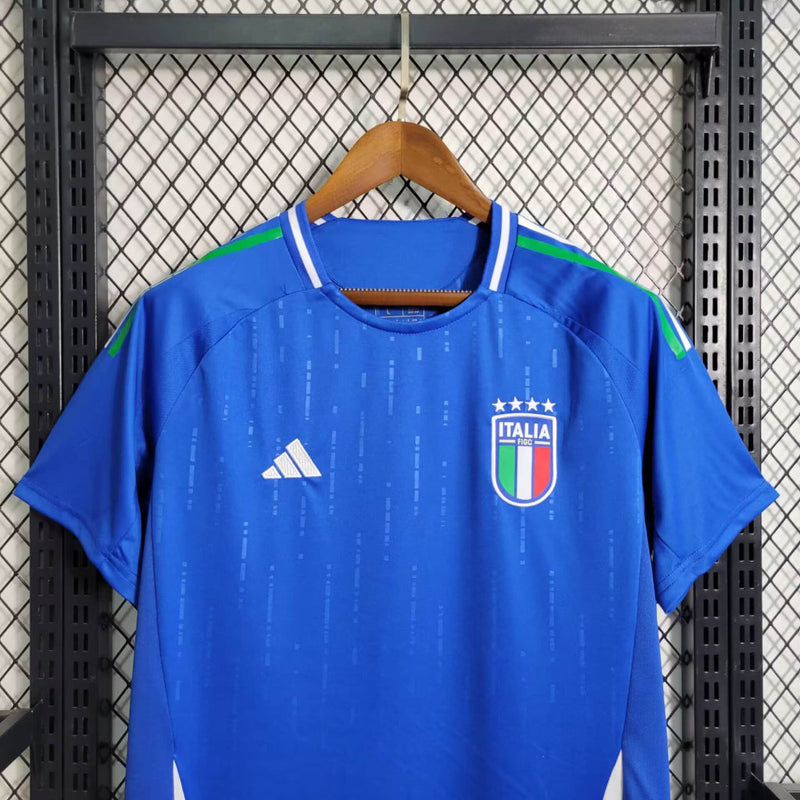 Camisa Seleção Itália I 24/25 Adidas - Azul