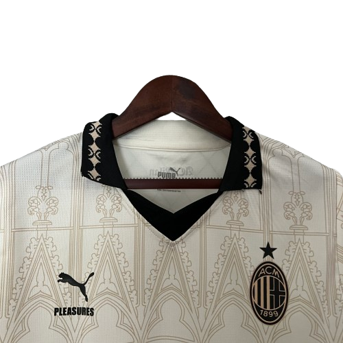 Camisa Milan IV 2024 - Torcedor Puma Masculina - Off-white