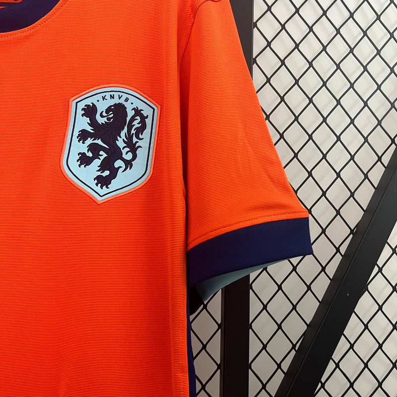 Camisa Seleção Holanda I 2024 Nike - Laranja