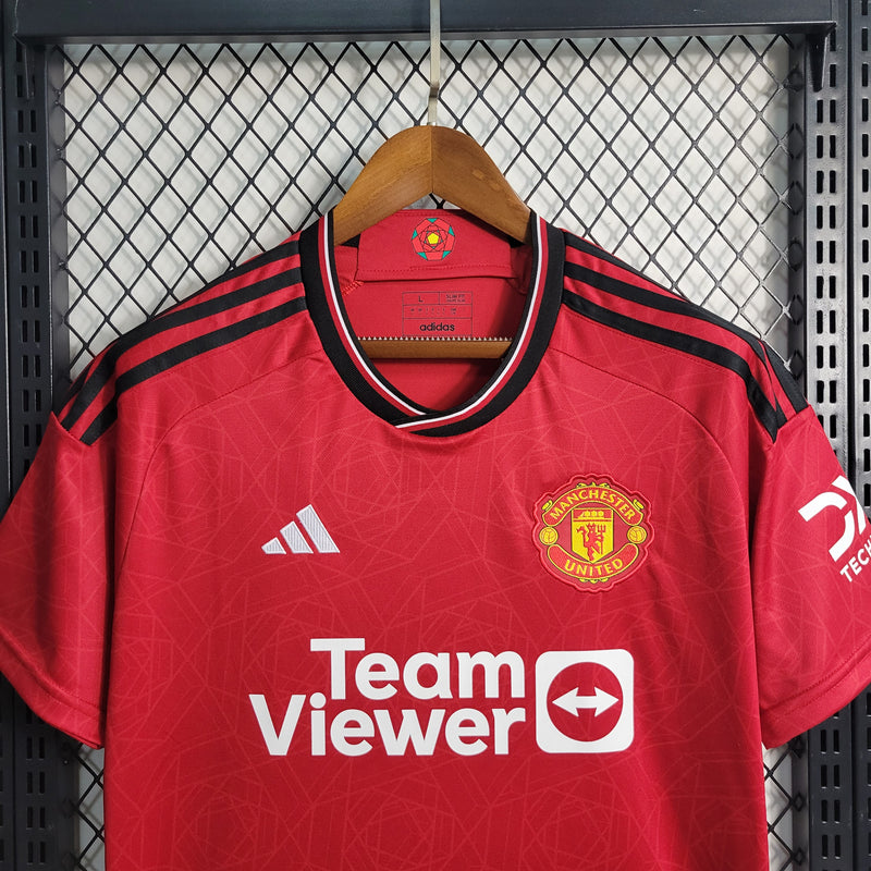 Manchester United I 23/24 Adidas - Vermelho