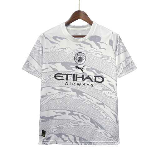 Camisa Manchester City - 24/25 - Dragão - Branca