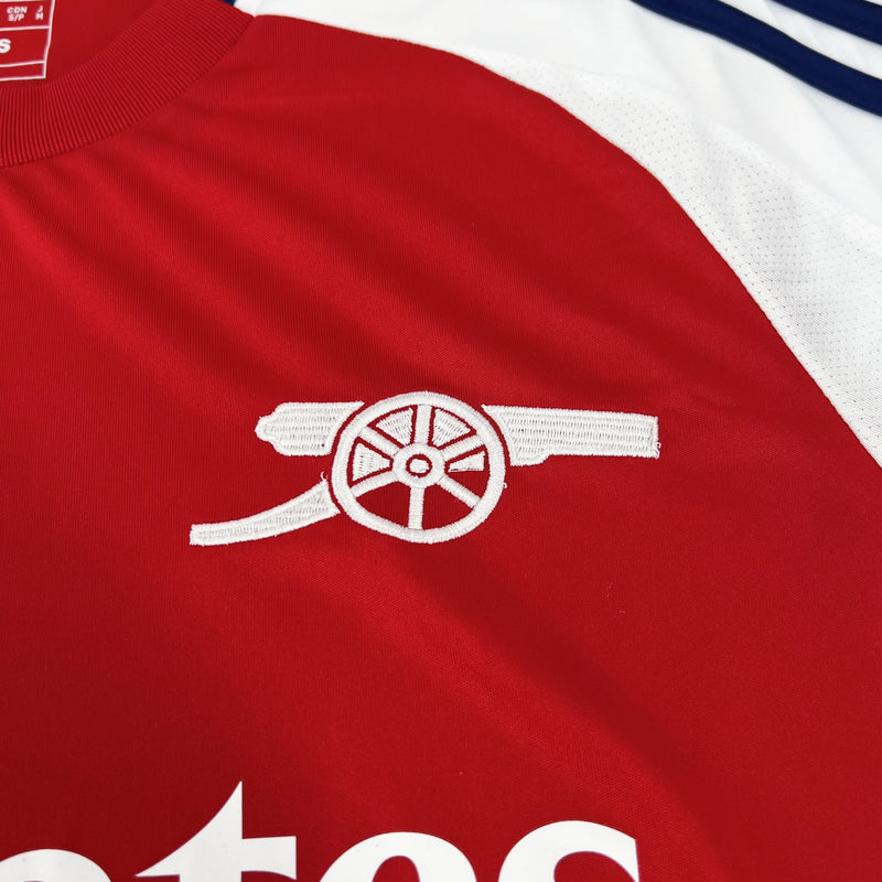 Camisa Arsenal I 24/25 Adidas - Branco e Vermelho