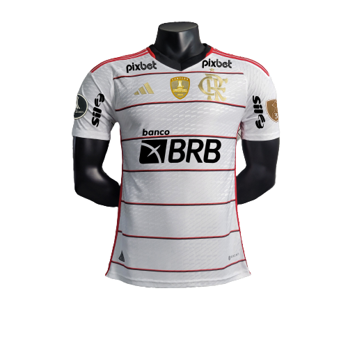 Camisa Flamengo Il 23/24 - Branca - Adidas - com Patrocínio - Masculino Jogador