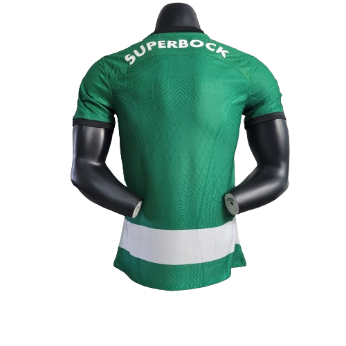 Camisa Sporting I 23/24 Nike - Verde e Branco Jogador