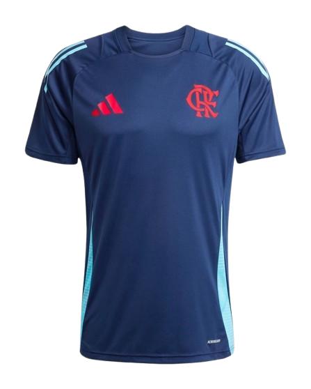 Camisa Treino Flamengo 2025 Adidas - Azul