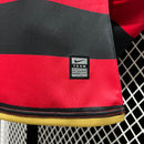 Camisa Flamengo Retrô Manga Longa Torcedor 2009 - Vermelho e Preto