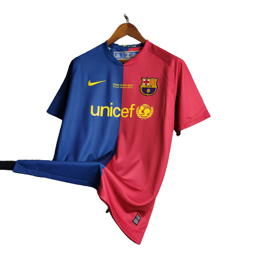 Camisa Barcelona Retrô 2009 Azul e Grená - Nike