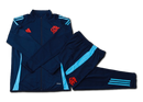 Conjunto Flamengo 2025/26 Azul Escuro - Adidas - Com Ziper