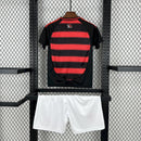 Kit Infantil Flamengo 25/26 Adidas - Rubro Negro