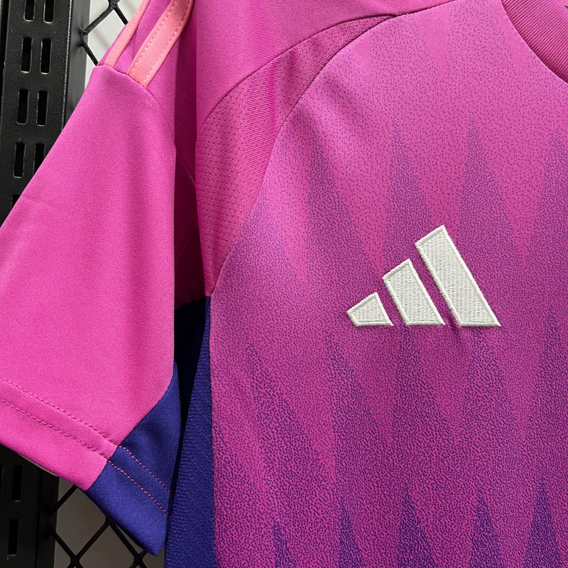 Camisa Seleção Alemanha II 24/25 Adidas - Rosa e Roxo