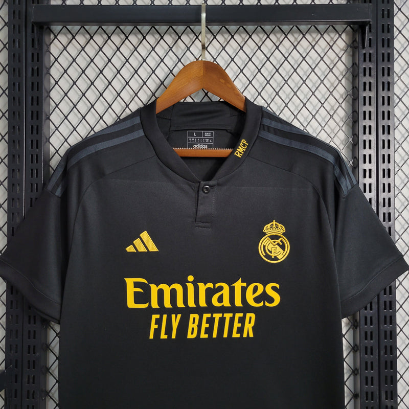 Camisa Real Madrid III 23/24 - Preta - Adidas