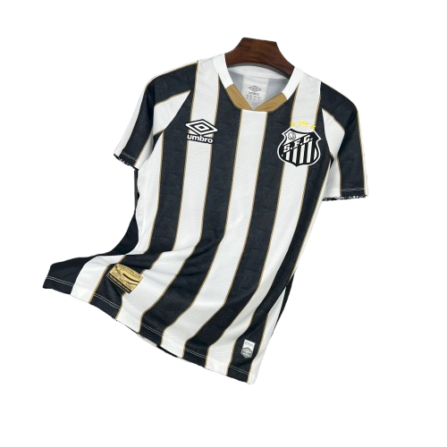 Camisa Santos II 24/25 Umbro - Preto e Branco