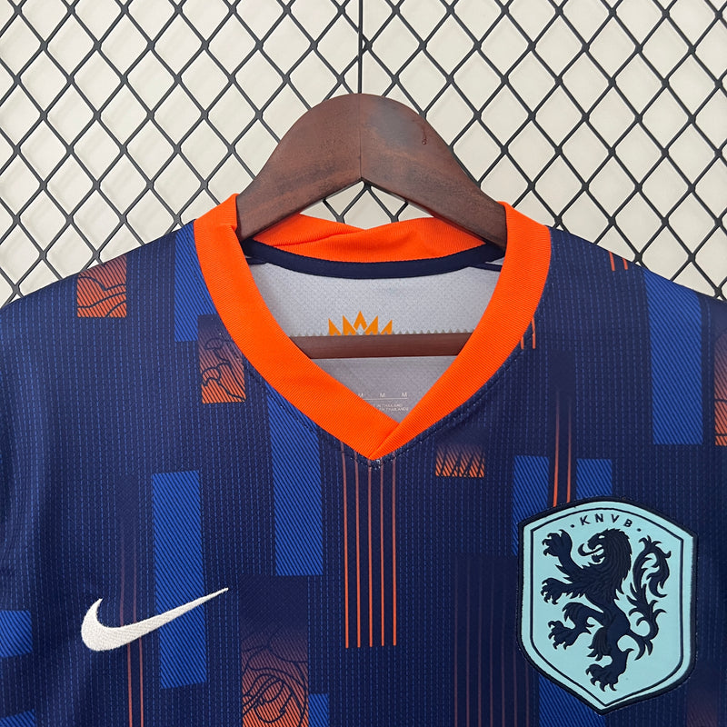 Camisa Seleção Holanda II 2024 Nike - Azul