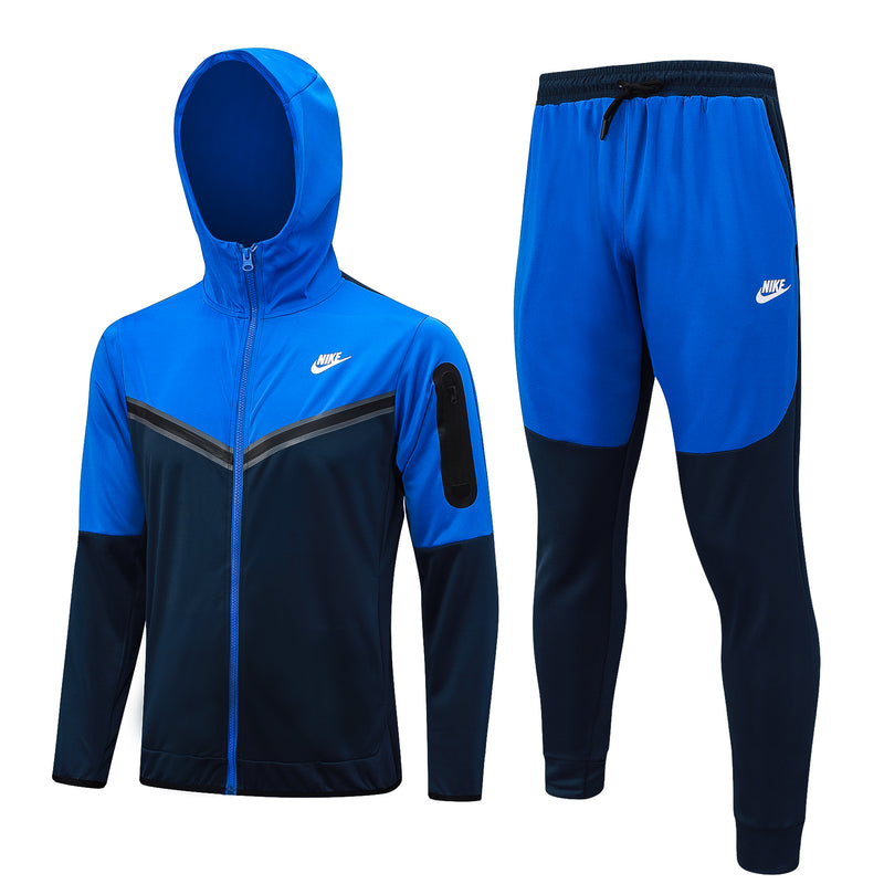 Conjunto de Moletom Nike Sportswear Tech Fleece Azul