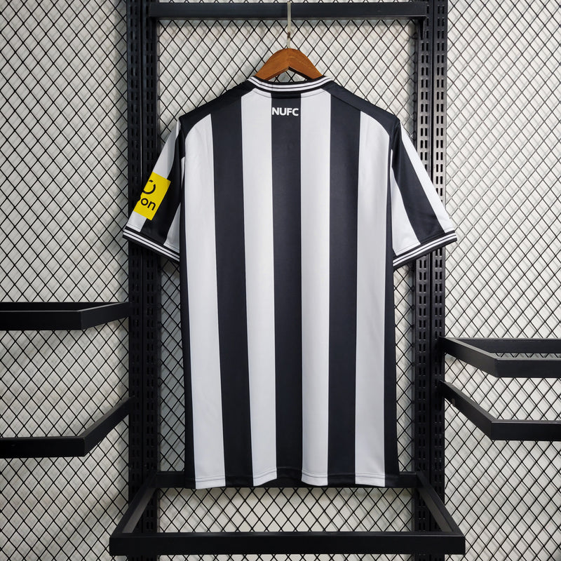 Camisa Newcastle United I 23/24 Castore - Preto e Branco