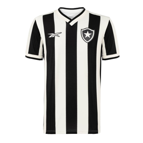 Camisa Botafogo I casa - 2024 Reebok - Preto e Branco