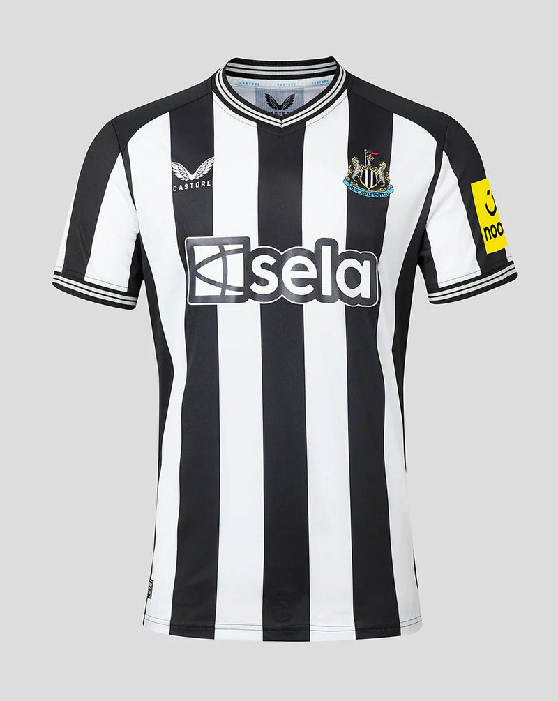 Camisa Newcastle United I 23/24 Castore - Preto e Branco