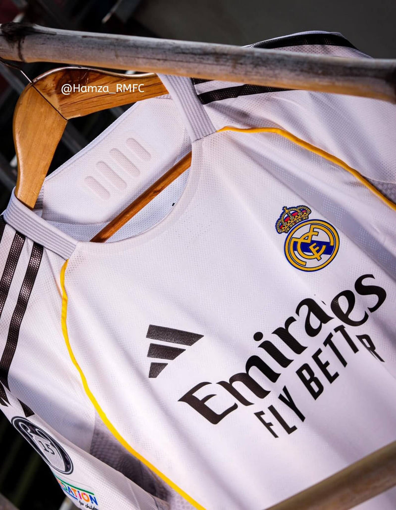 Camisa Real Madrid I 25/26 Adidas - Branco