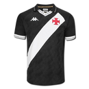 Camisa Vasco I 2025/26 Kappa - Preto com listra Branca