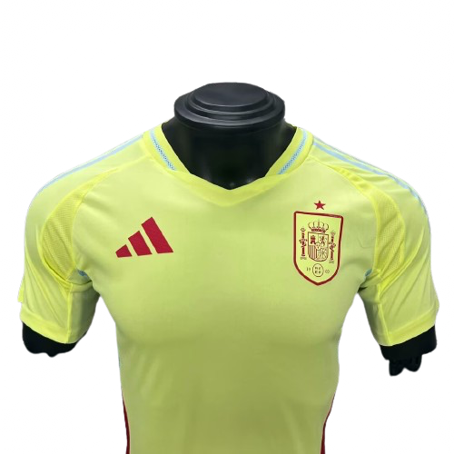 Camisa Seleção Espanha II Away 24/25 Adidas - Amarelo - Jogador