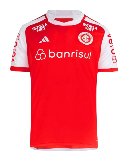 Camisa Internacional I 24/25 Adidas - Vermelho