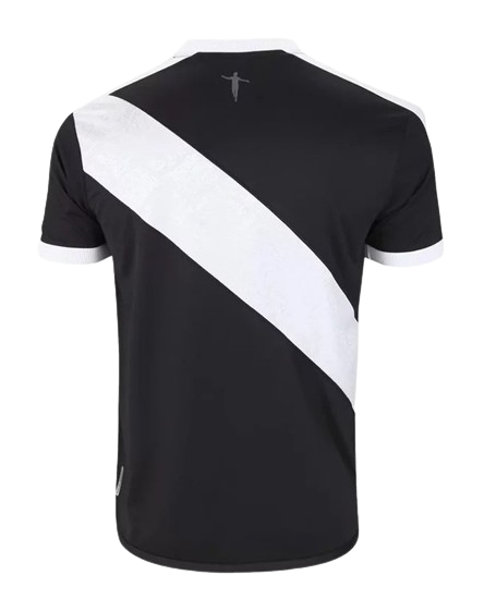 Camisa Vasco Casa I 24/25 Kappa - Preto com listra Branca