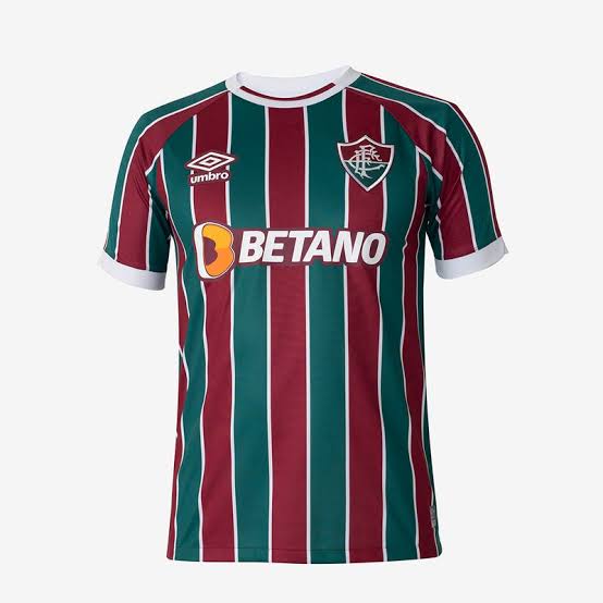 Camisa Fluminense I 23/24 Umbro - Vinho e Verde