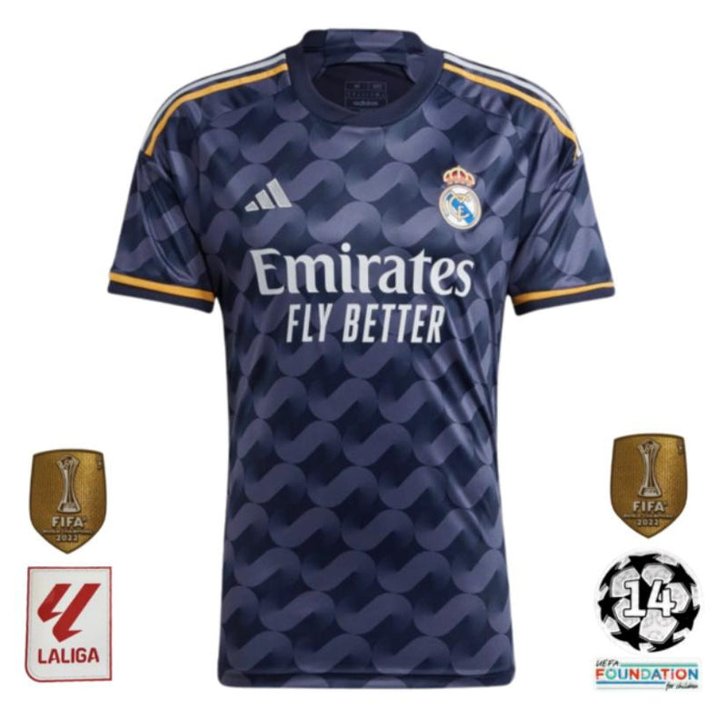 Camisa Real Madrid II 23/24 - Azul Marinho - Adidas