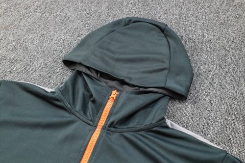 Conjunto de Moletom Nike Sportswear Tech Fleece Verde e Cinza