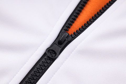 Conjunto de Moletom Nike Sportswear Tech Fleece Laranja e Branco