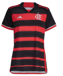 Camisa Feminina Flamengo I 24/25 Adidas - Rubro Negro