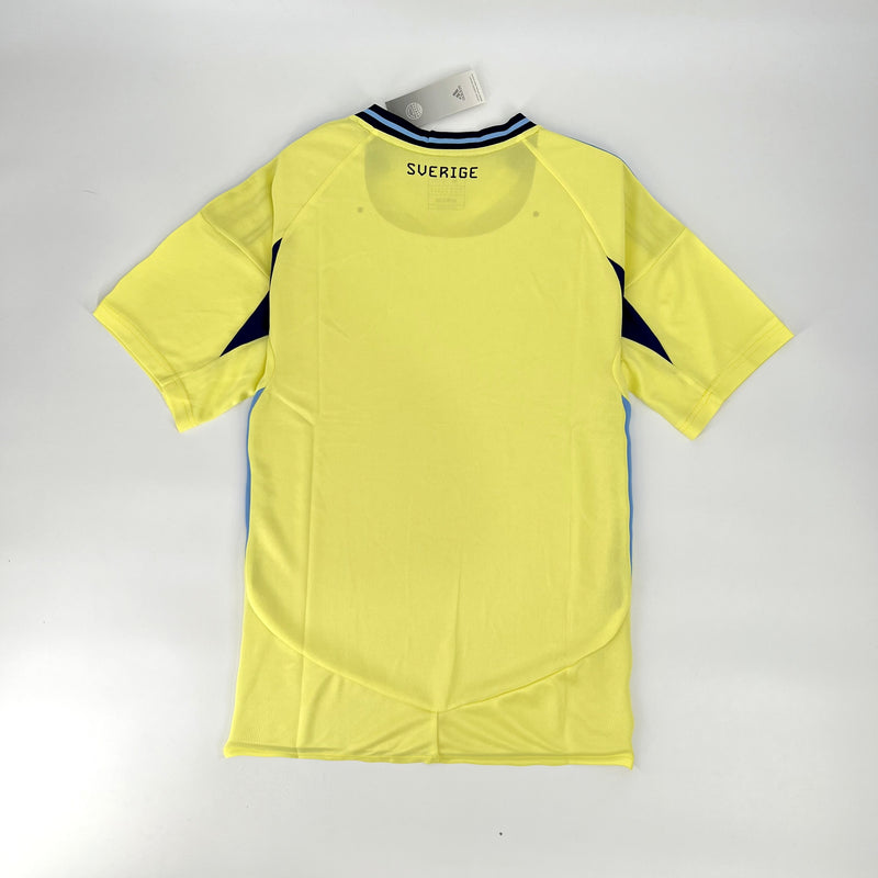 Camisa Seleção Suécia I 24/25 Adidas - Amarelo